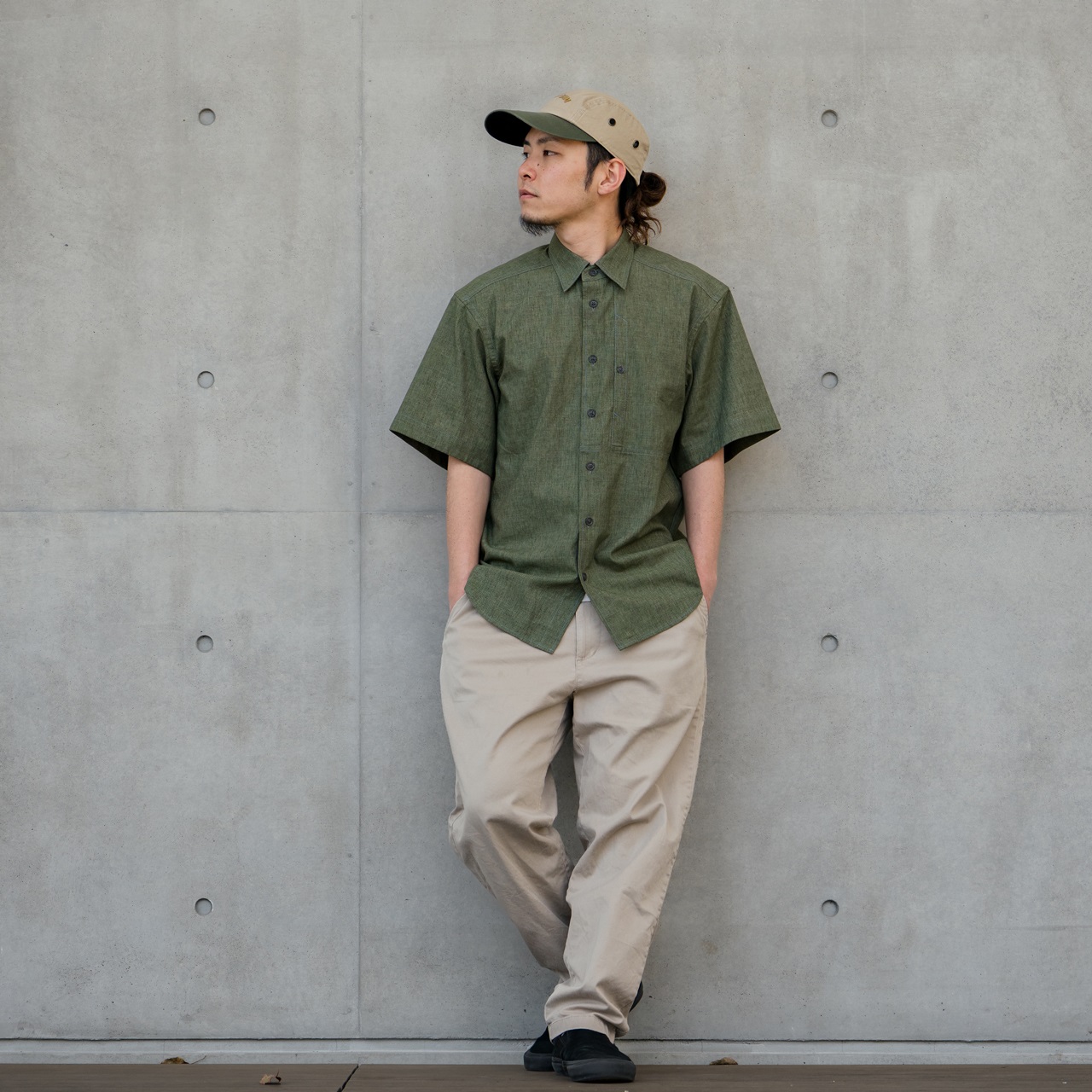 クールマックスシャンブレーシャツS/S (Men's) | Foxfire ブランド公式