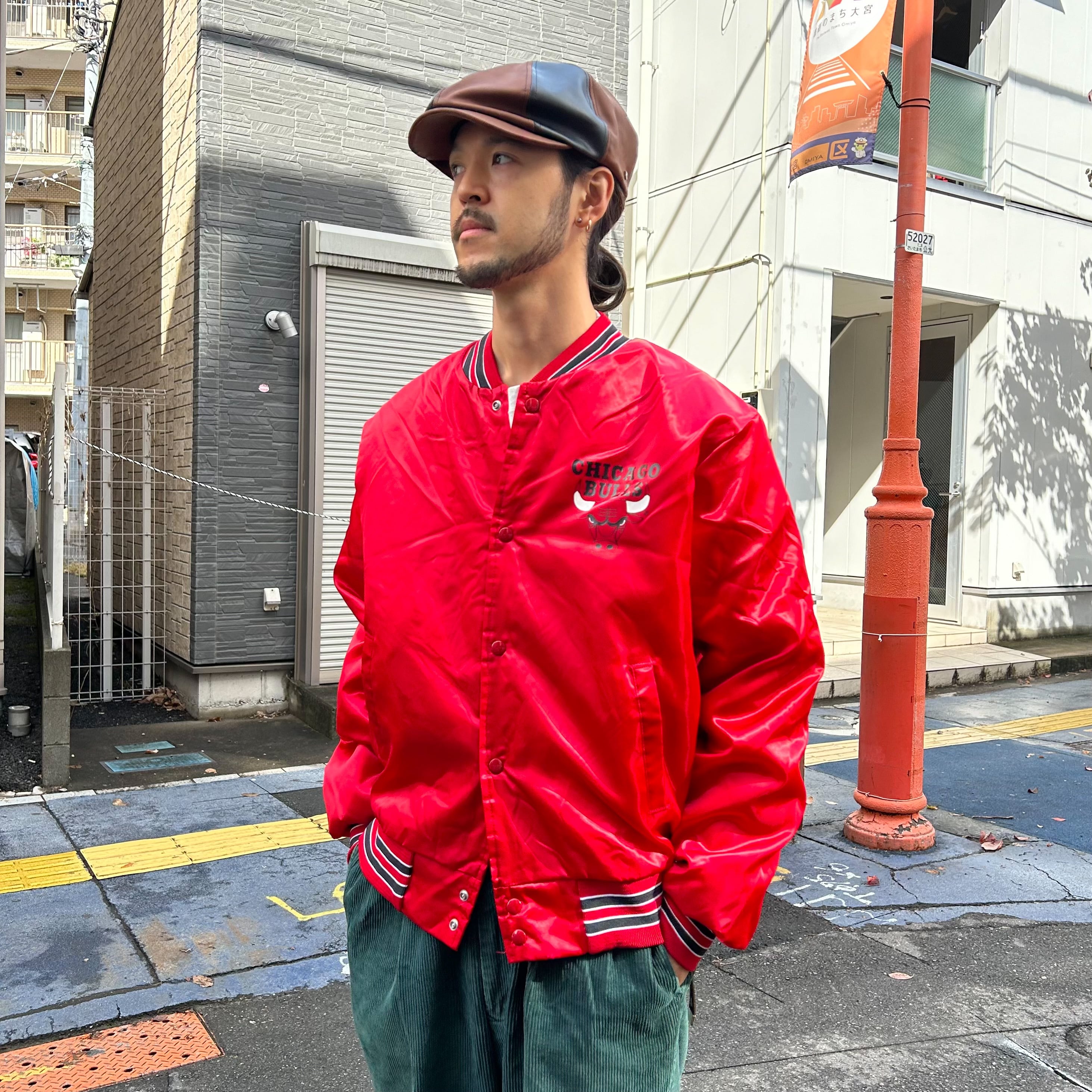 90's Chalk Line NBA Chicago Bulls Varsity Jacket L / チョーク