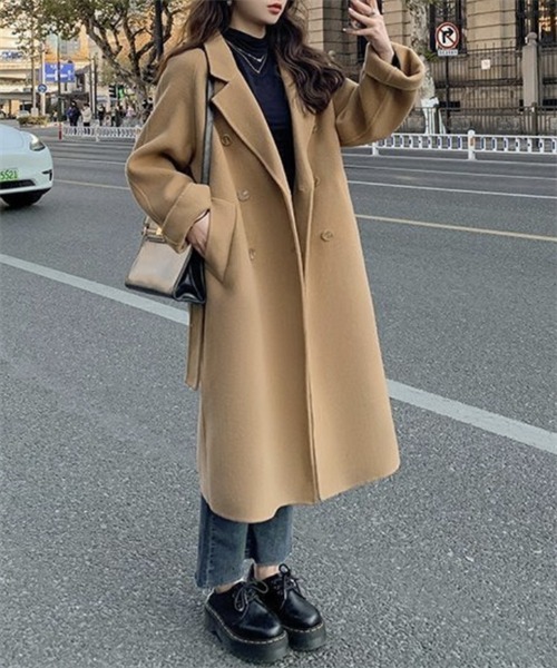 セール】ウエストベルトロングコート（チェスターコート）｜Dream