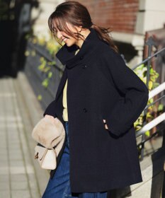 ウールライクスタンドカラー ミドルコート / ANY SIS | ファッション