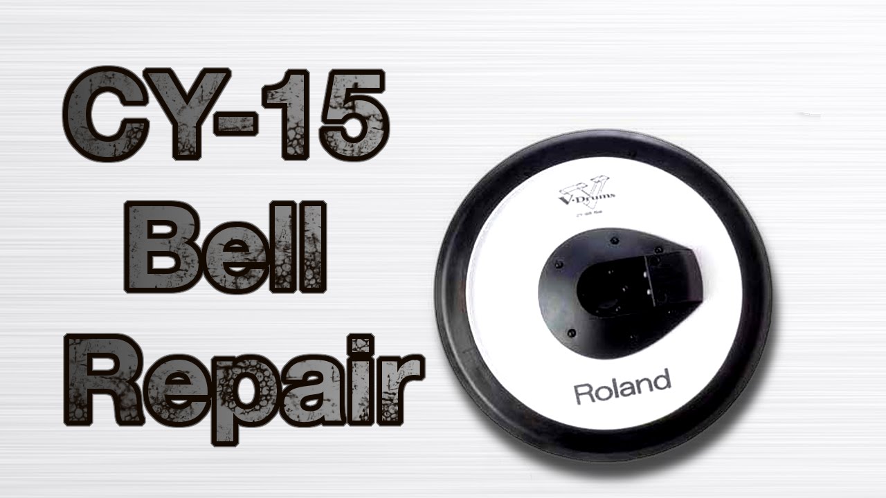 Roland Cy-15r Bell Repair - YouTube