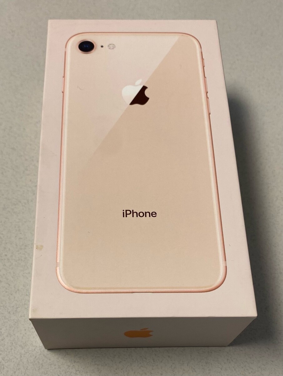 BOX ONLY Apple iPhone 8 Pink Rose Gold 64GB | eBay