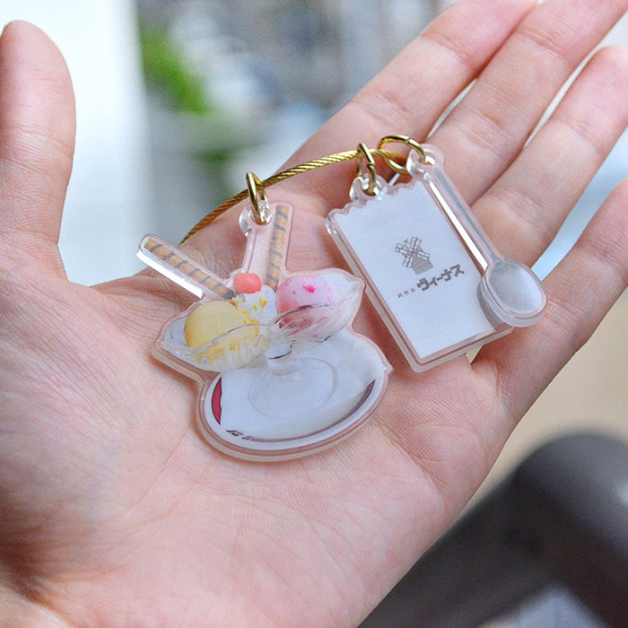 Pure cafe acrylic charm