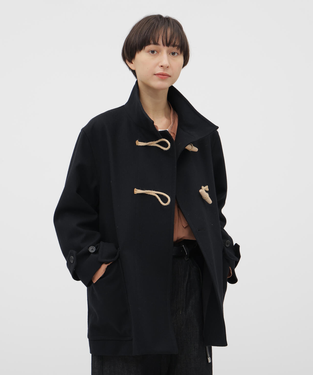 LIGHT FLANNEL WOOL COAT | MARGARET HOWELL（マーガレット・ハウエル