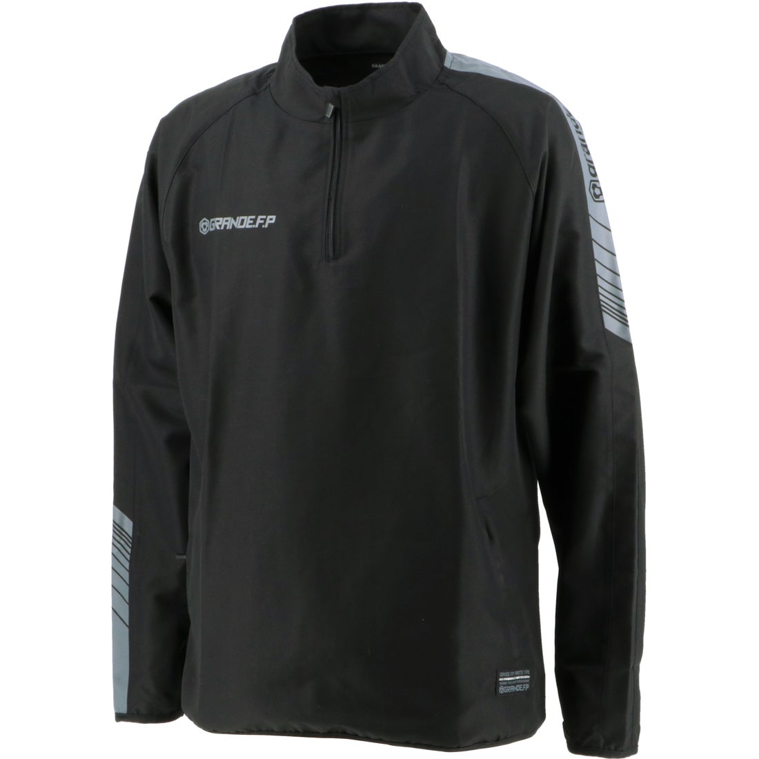 GRANDE.F.P ハーフジップ.ハイパー.ピステセットアップ(ブラック