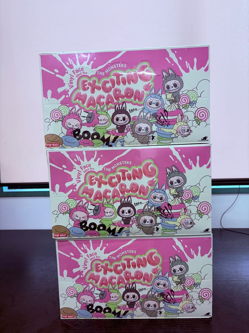 【正規品】マカロン ラブブ Exciting Macaron アソートボックス Amazon | POPMART THE MONSTERS Exciting Macaron ぬいぐるみ シリーズ