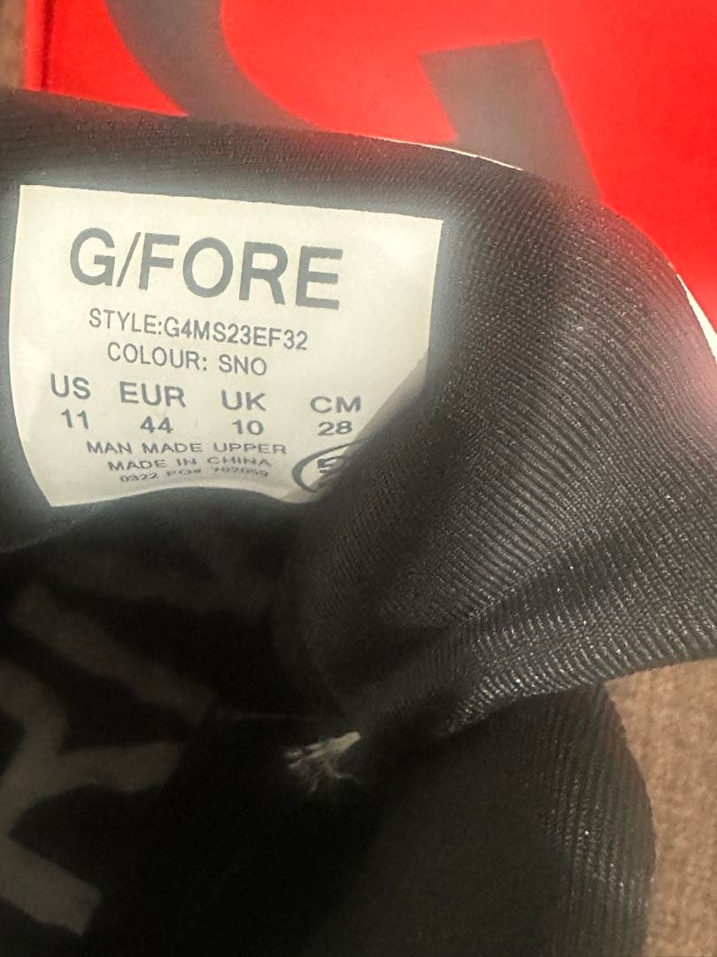 G/FOREメンズシューズG/DRIVE MG4+ ホワイト28㎝