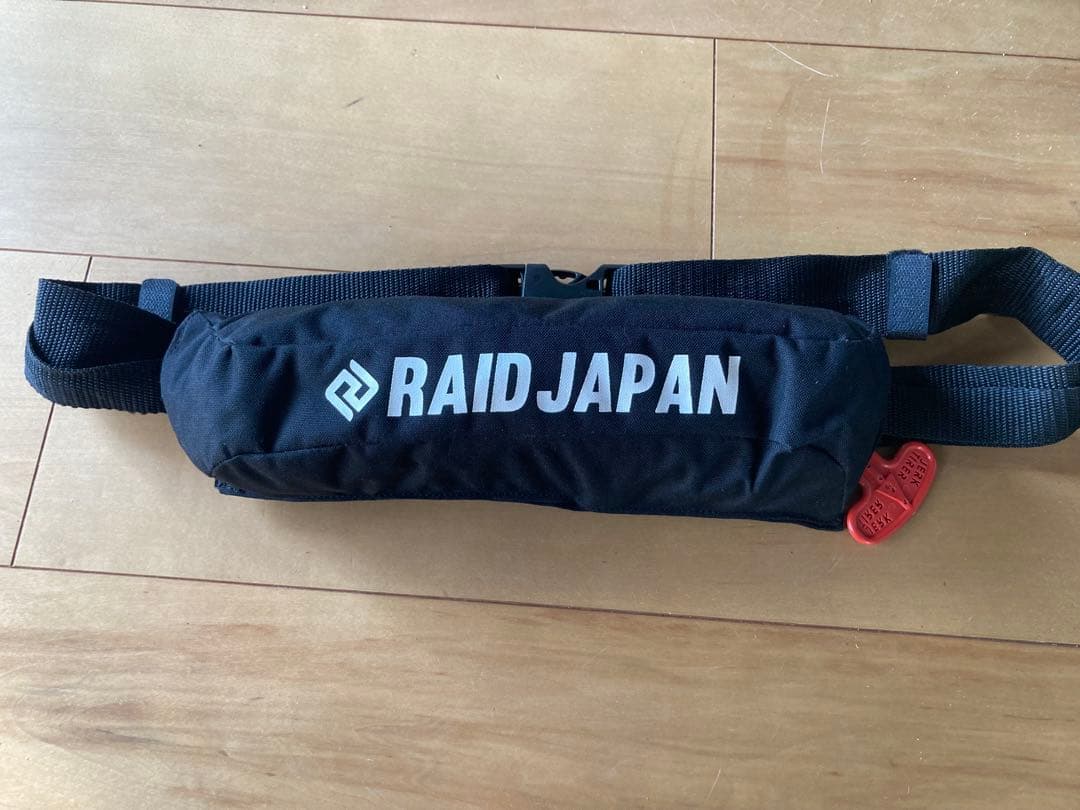 ☆希少☆RAID JAPAN 自動膨張式ライフジャケット桜マーク有りタイプA ライフジャケット 桜マーク タイプA 腰巻型 自動膨脹式 小型船舶法定