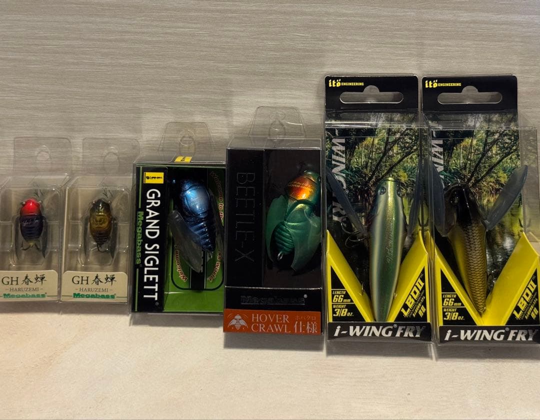 メガバス　新品未開封　虫ルアーセット メガバス ライブエックス リベンジ Megabass LIVE-X REVENGE 【1