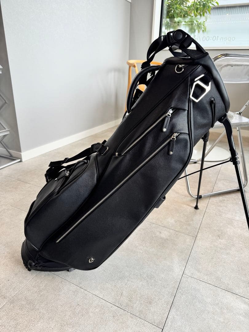 美品Vessel スタンドバッグ ブラック　キャディバッグ VESSEL キャディバッグ Player V Stand スタンドバッグ 14分割トップ