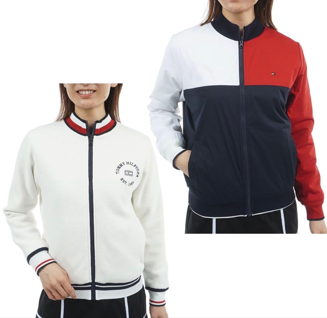 ★トミーヒルフィガーゴルフ　リバーシブルニットジャケットレディースLサイズ新品★ 30％OFF】[トミーヒルフィガー]レディース リバーシブル ニット