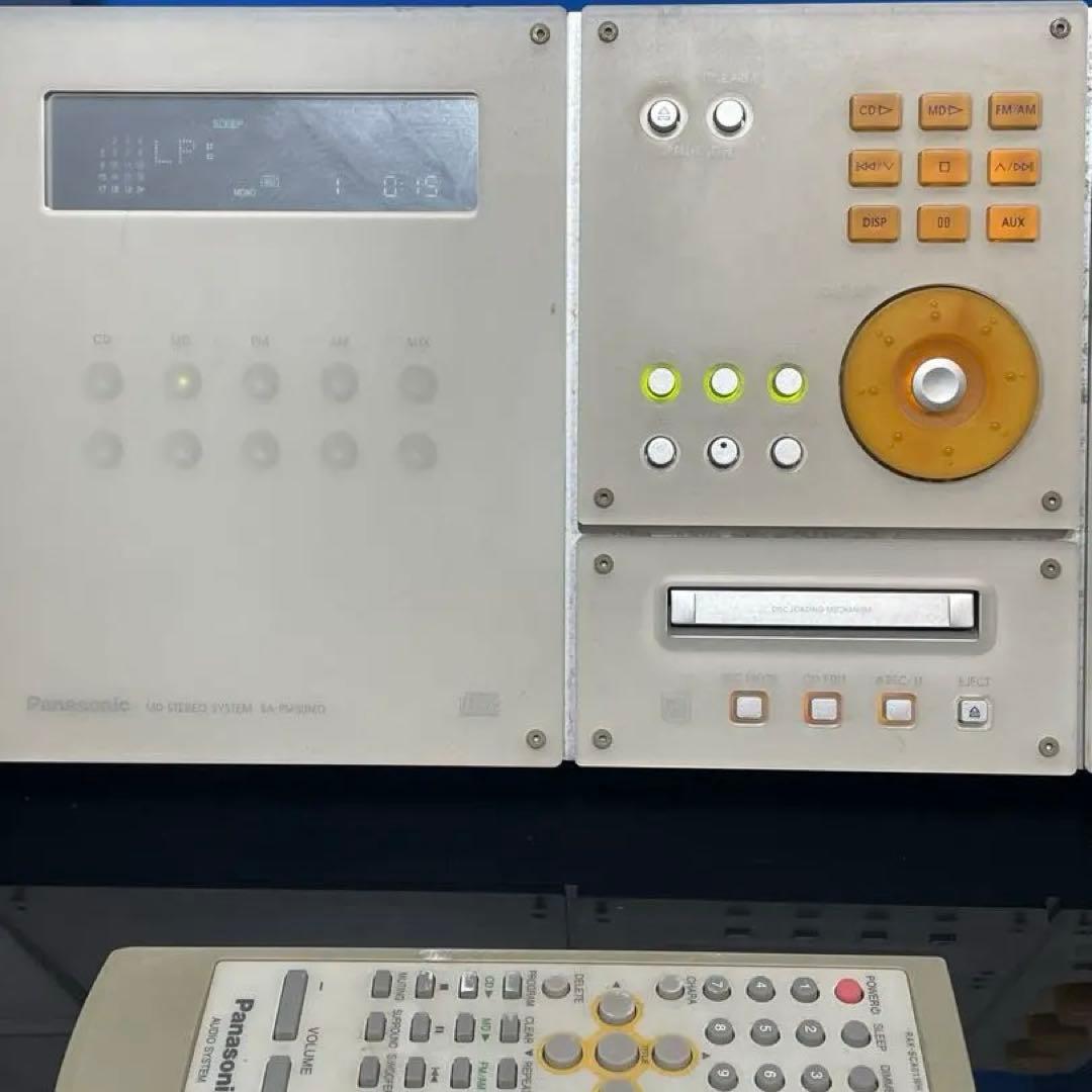 動作確認済】Panasonic CD／MDコンポ SA-PM50MD - メルカリ