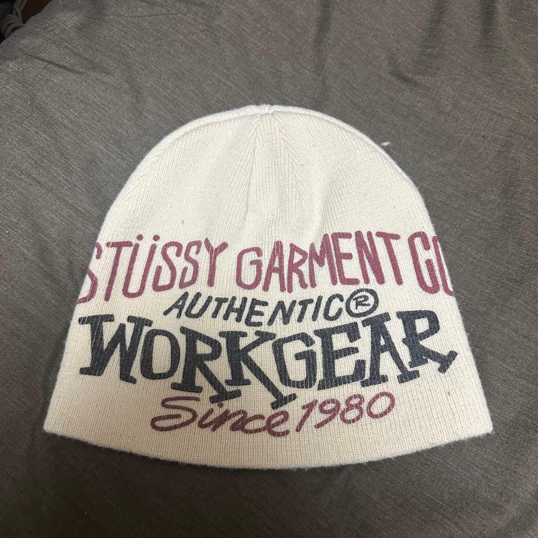 【まる】Stussy WORKGEAR ニットビーニー STUSSY（ステューシー） Stussy Workgear Beanie ニット帽 男女兼用
