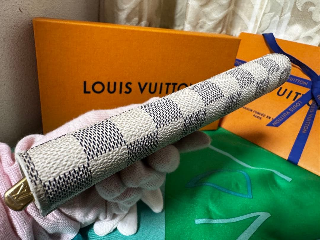 ルイヴィトン ポルトフォイユサラ ダミエアズール 長財布 良品