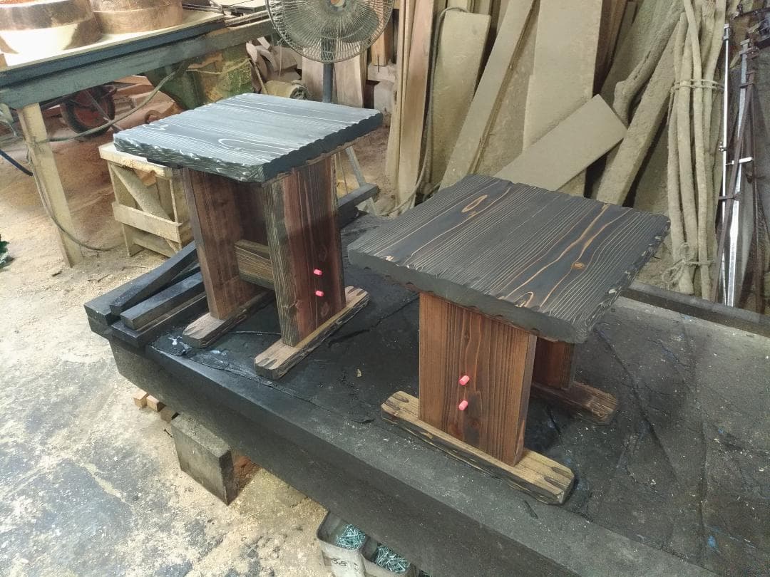 こだわり製作・椅子・スツール 2脚セット スツール [幅46][2脚セット] スタッキング可能 完成品 | おしゃれな