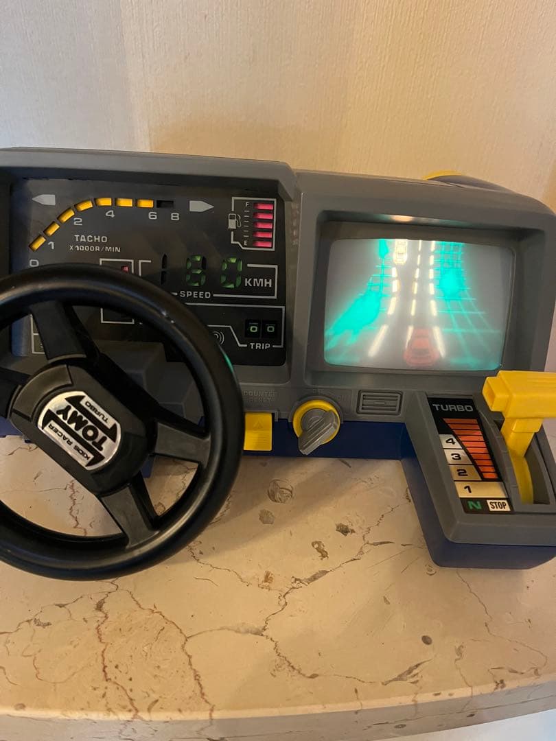TOMYドライビングターボ キッズレーサー ジャンク品 - メルカリ